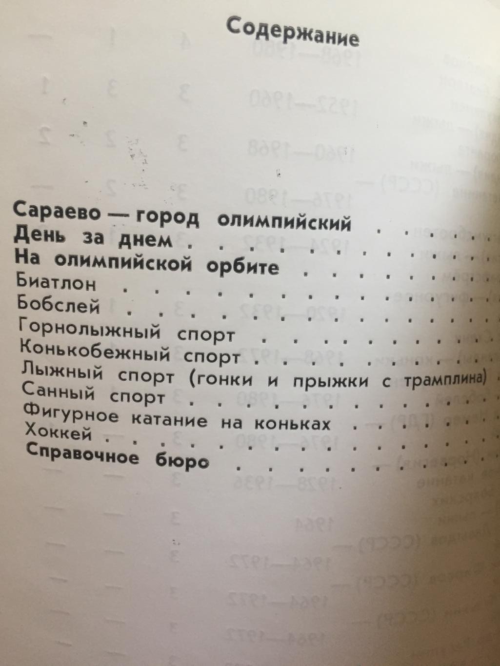 Сараево Олимпиада 1984 День за днем программа соревнований 1