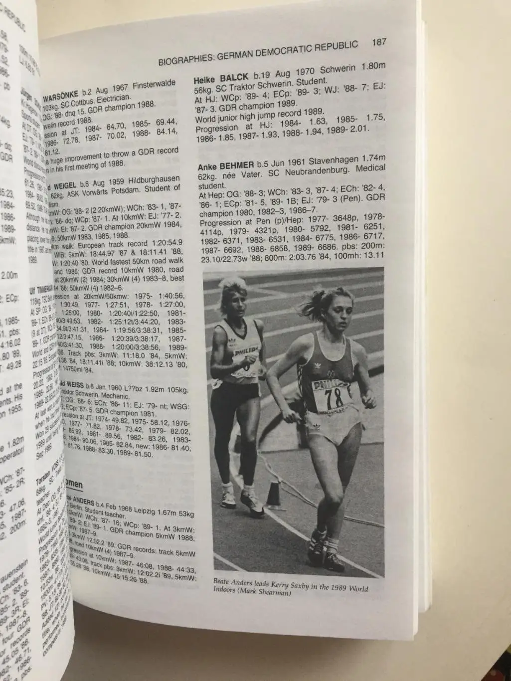 Легкая атлетика 1990 справочник 5