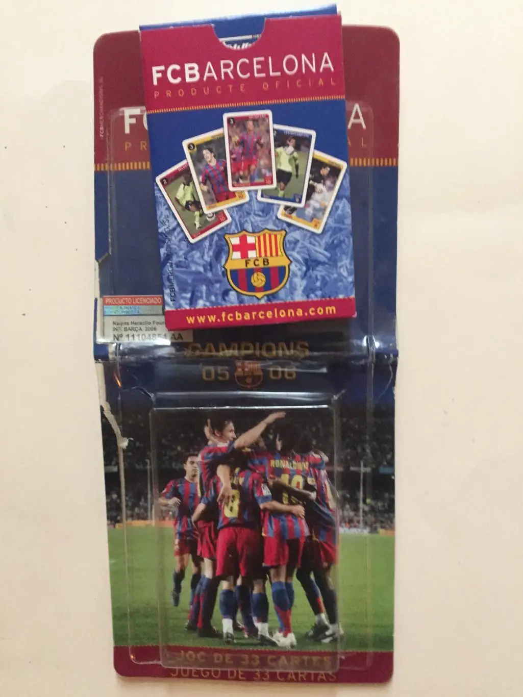 Карточки Барселона Испания 2005-2006 2