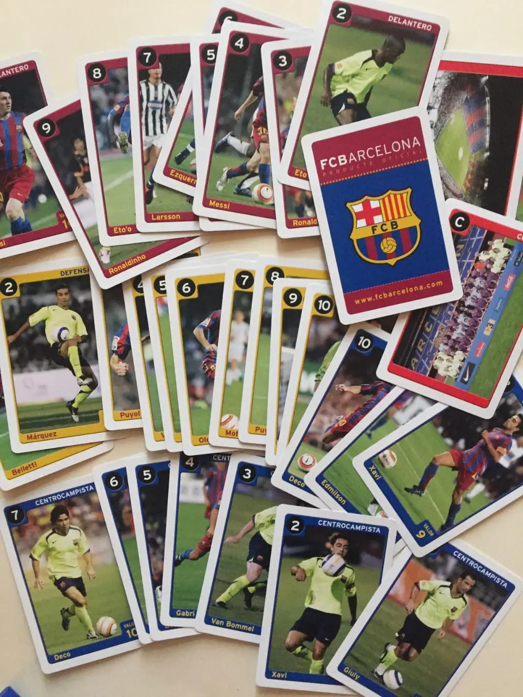 Карточки Барселона Испания 2005-2006 1
