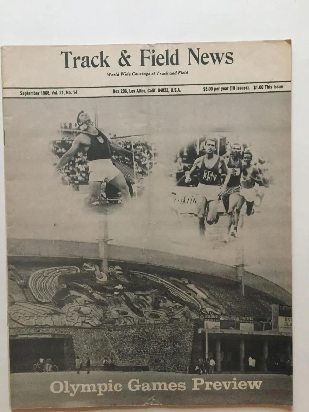 Журнал Легкая атлетика 09.1968