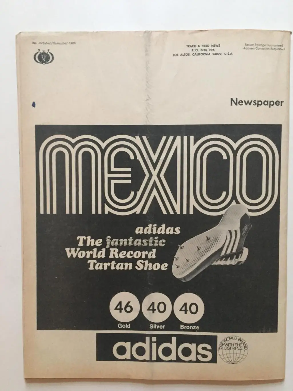 Журнал Легкая атлетика 10,11.1968 олимпиада Мехико 4