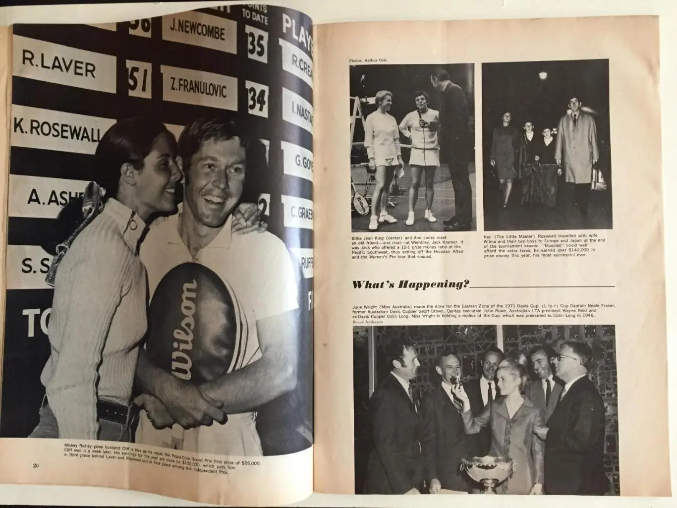 Журнал Мировой Теннис март 1971 1