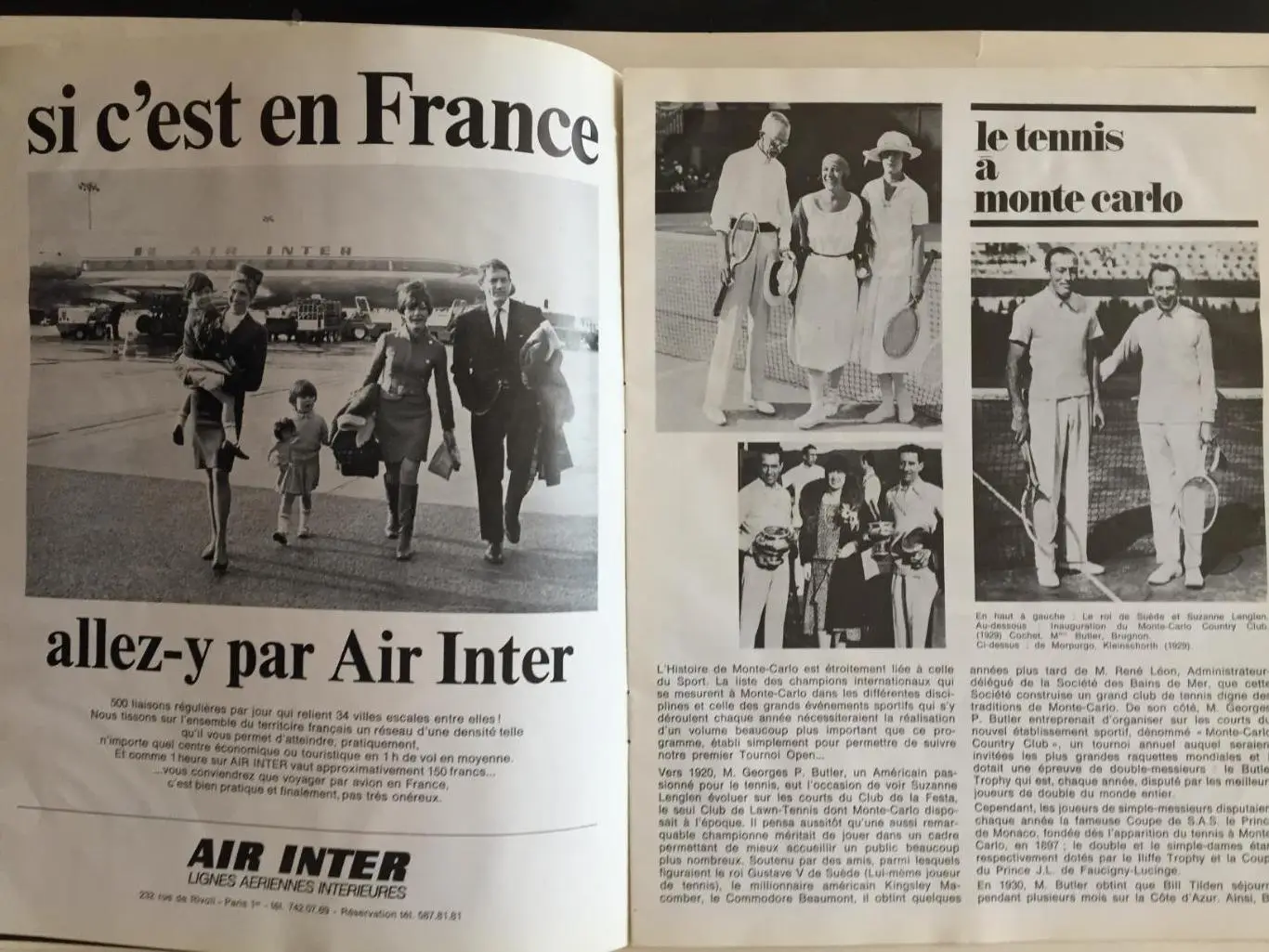 Теннис Турнир Монте-Карло 14-20.04.1969 2