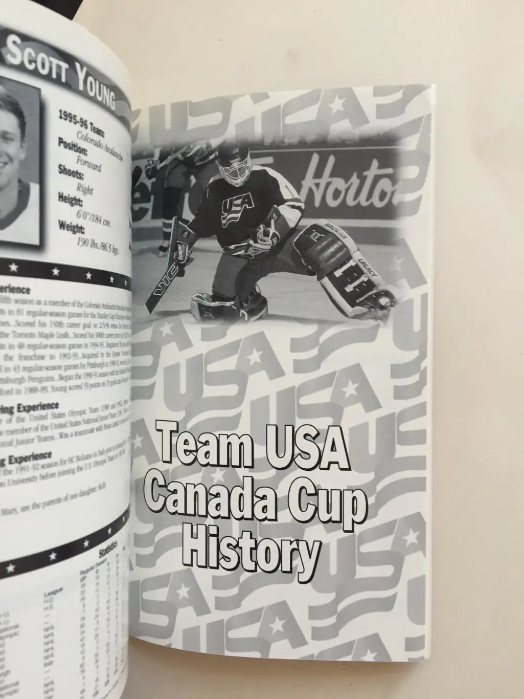 Кубок Канады 1996 сб.США гайд,хэндбук, 2