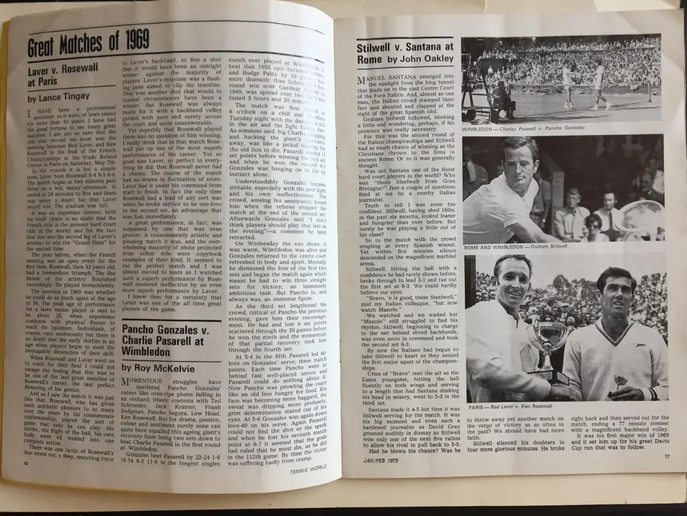 Журнал Мировой Теннис январь-февраль 1970 1