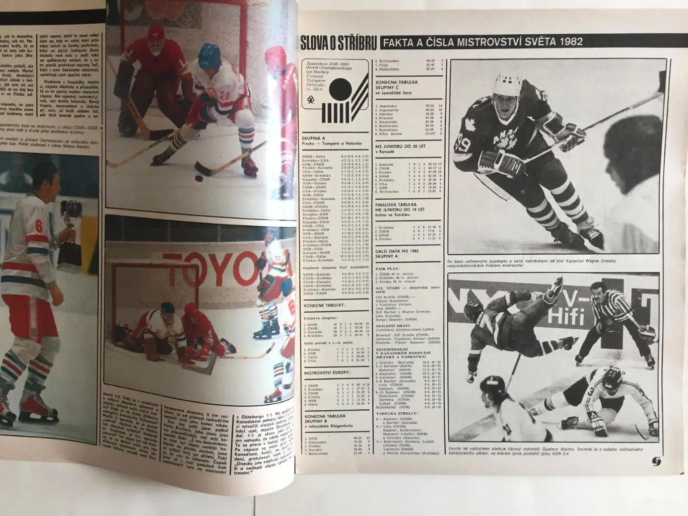 Журнал Стадион № 21 1982 (неполный)ЧМ по хоккею 3