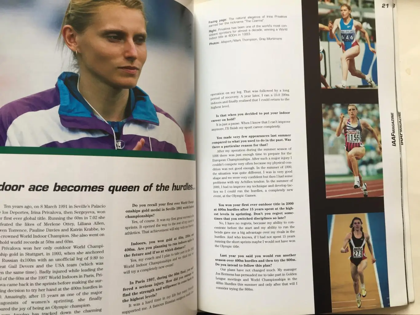 Легкая атлетика журнал ИААФ 2001 2