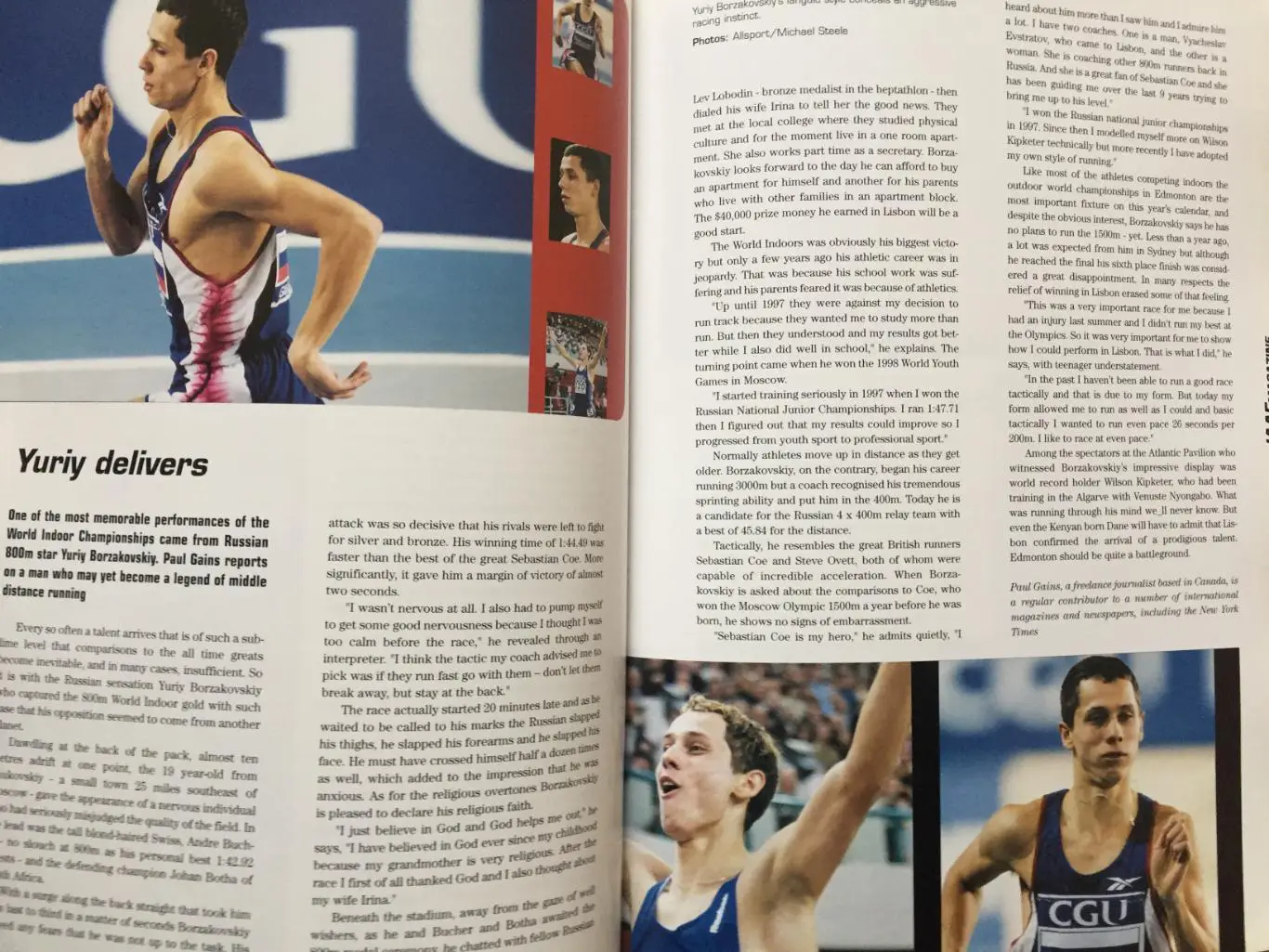 Легкая атлетика журнал ИААФ 2001 3