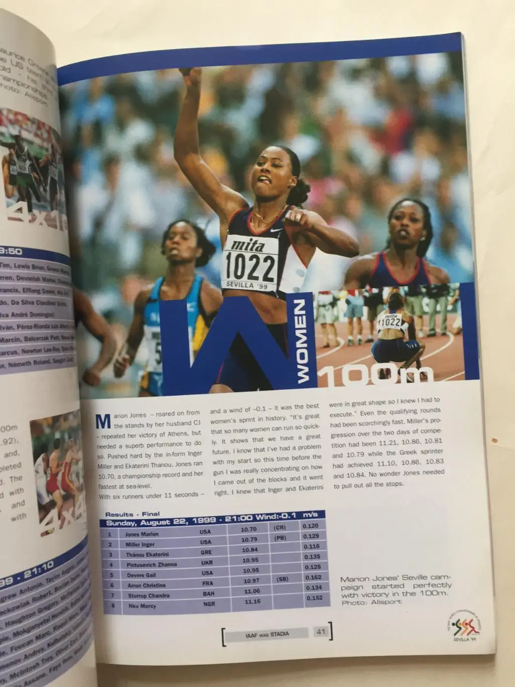 Легкая атлетика журнал ИААФ 1999 2