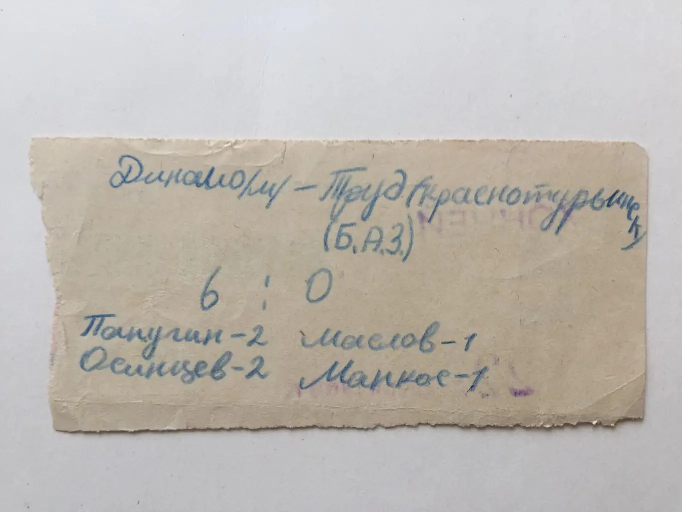 Хоккей с мячом Динамо Москва - Труд Краснотурьинск 22.12.1966 1