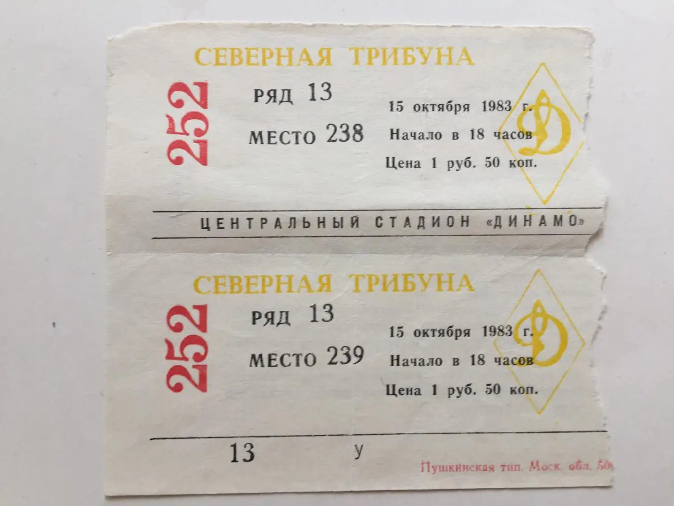 Динамо Москва - Динамо Минск 15.10.1983