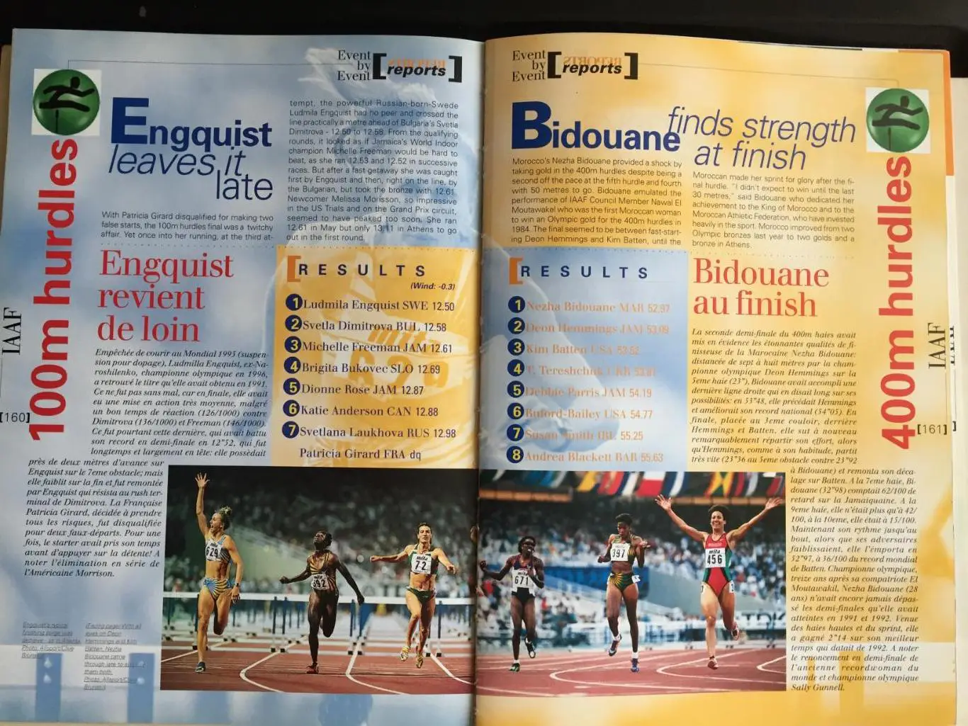 Легкая атлетика журнал ИААФ 1997 ЧМ Афины 3