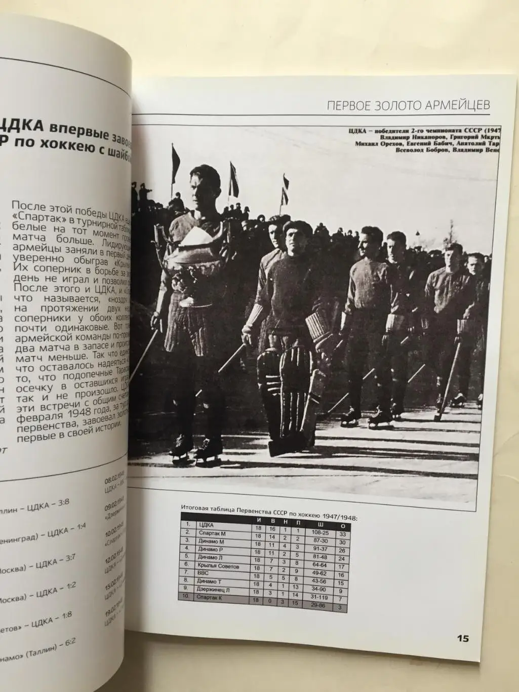 Журнал Красно-синий лед ЦСКА 12.2017 3