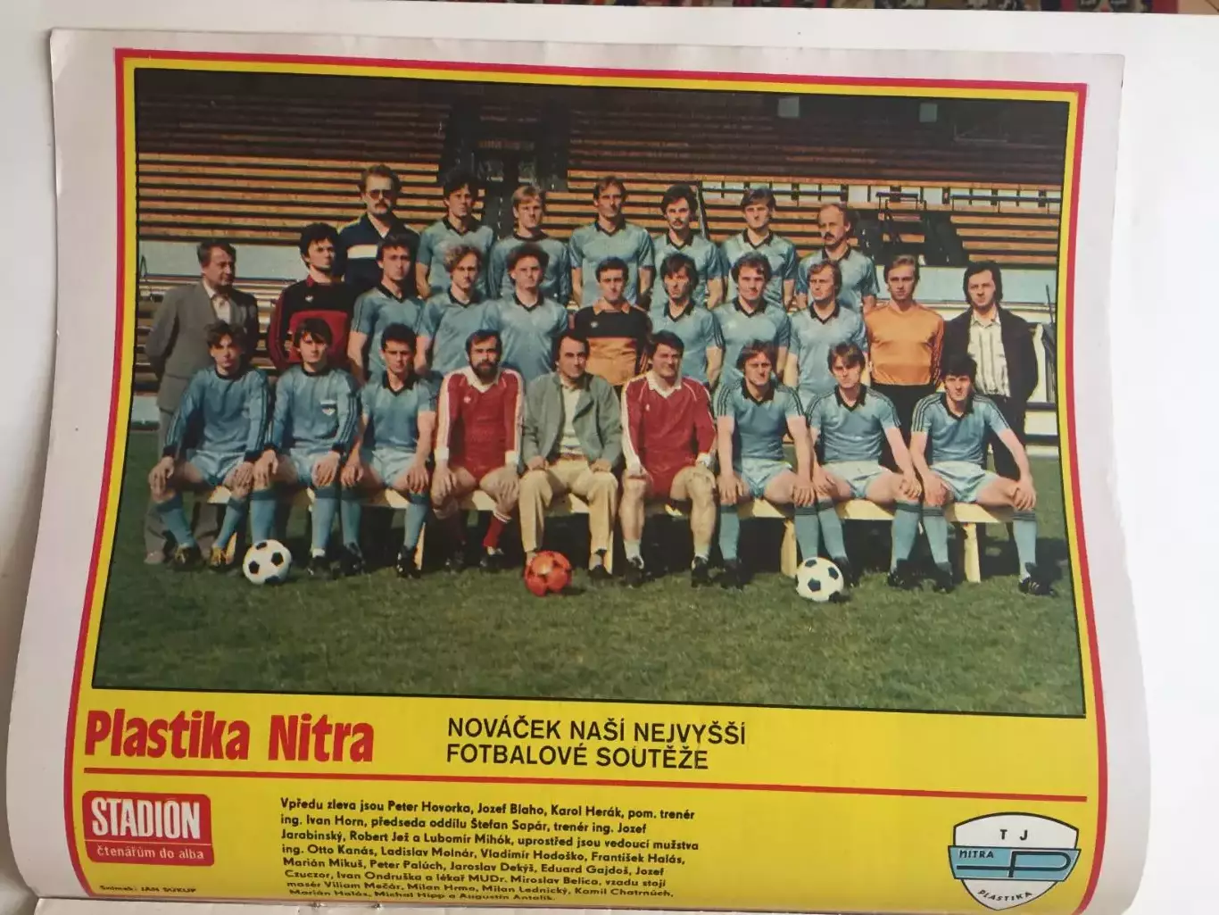 Журнал Стадион № 28 1986 обложка Марадона,постер Пластика Нитра(ЧССР) 1