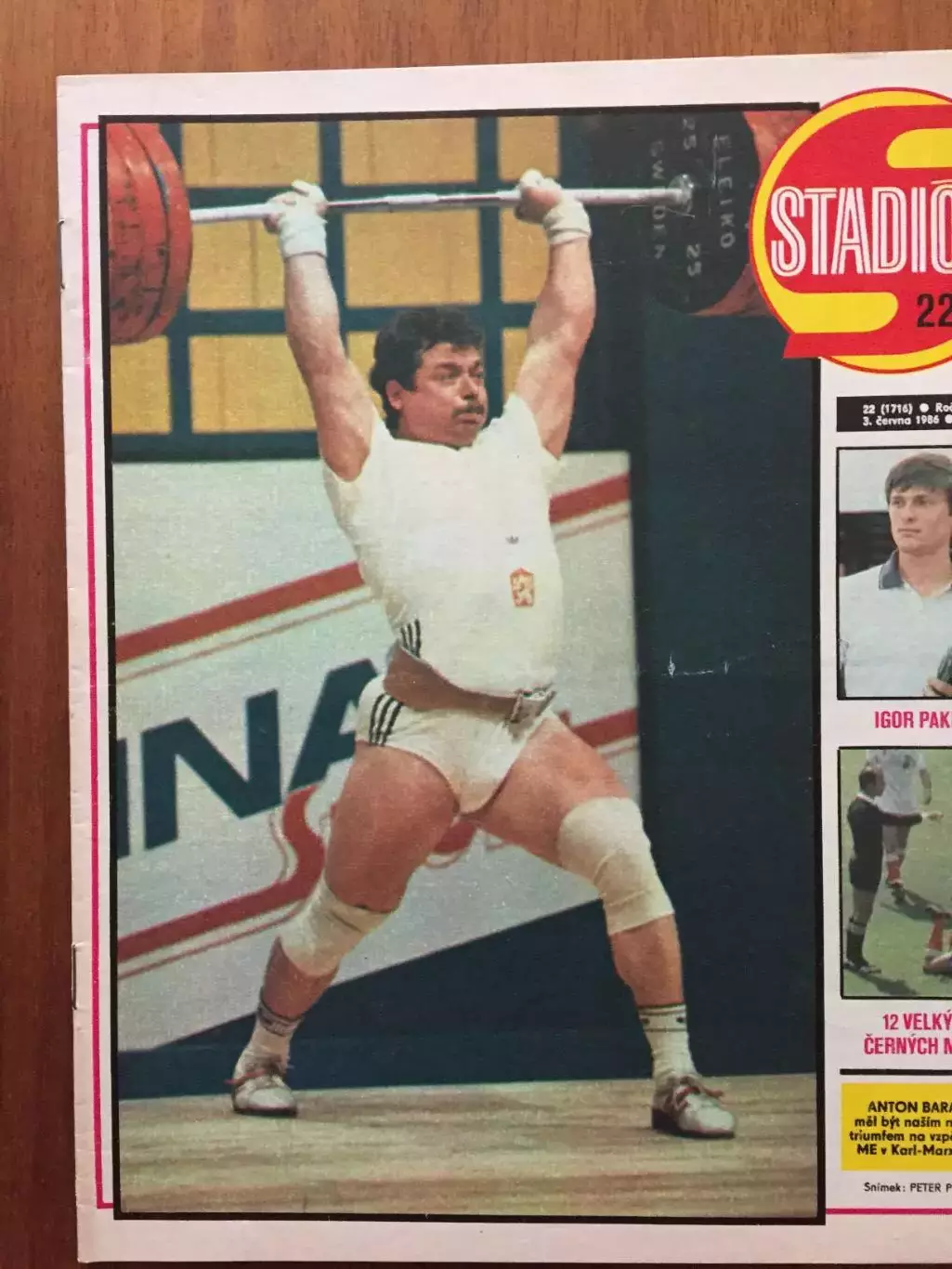 Журнал Стадион № 22 1986 постер Парагвай