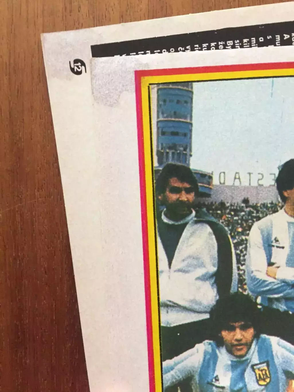 Журнал Стадион № 22 1986 постер Аргентина (Марадона) 2