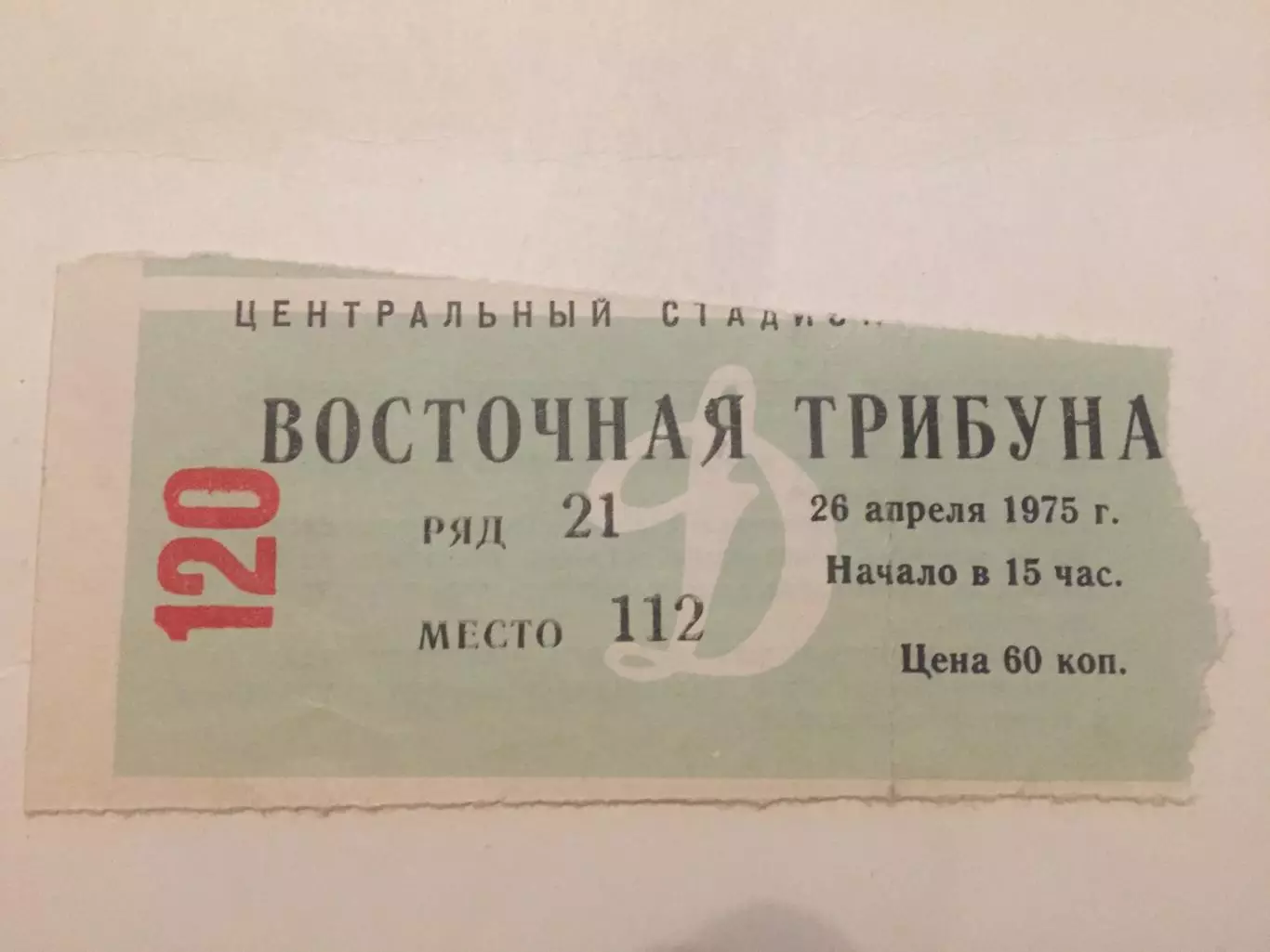 Динамо Москва - Пахтакор 26.04.1975