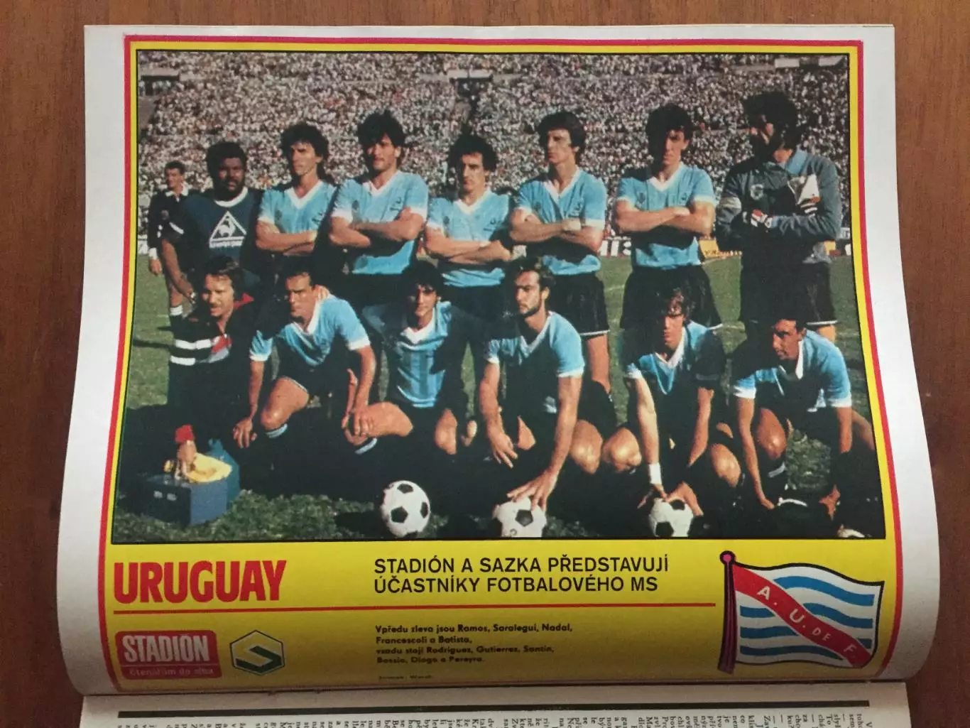 Журнал Стадион № 23 1986 постер сб.Уругвай,обложка Блохин 1