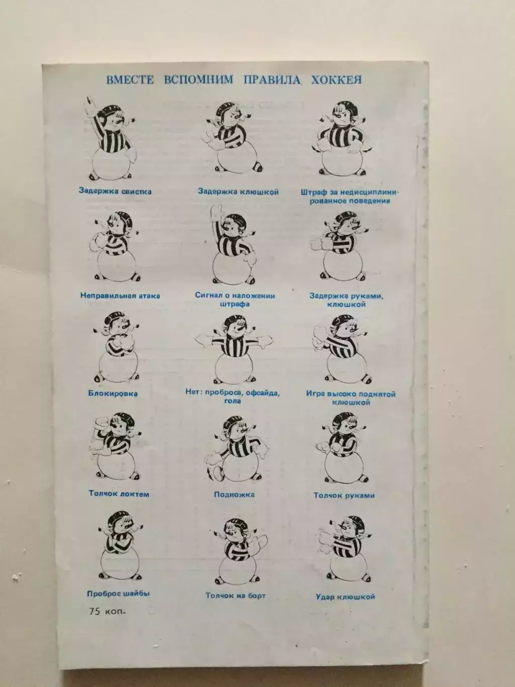 Хоккей Справочник Приз Известий 1986 1