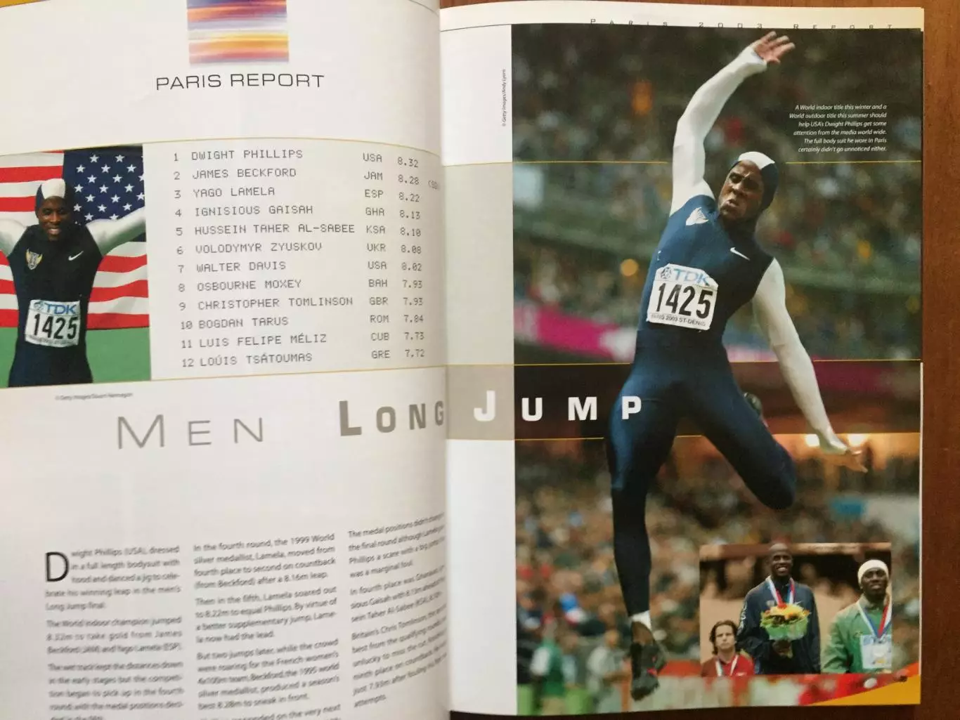 Легкая атлетика журнал ИААФ 2003 ЧМ Париж 2