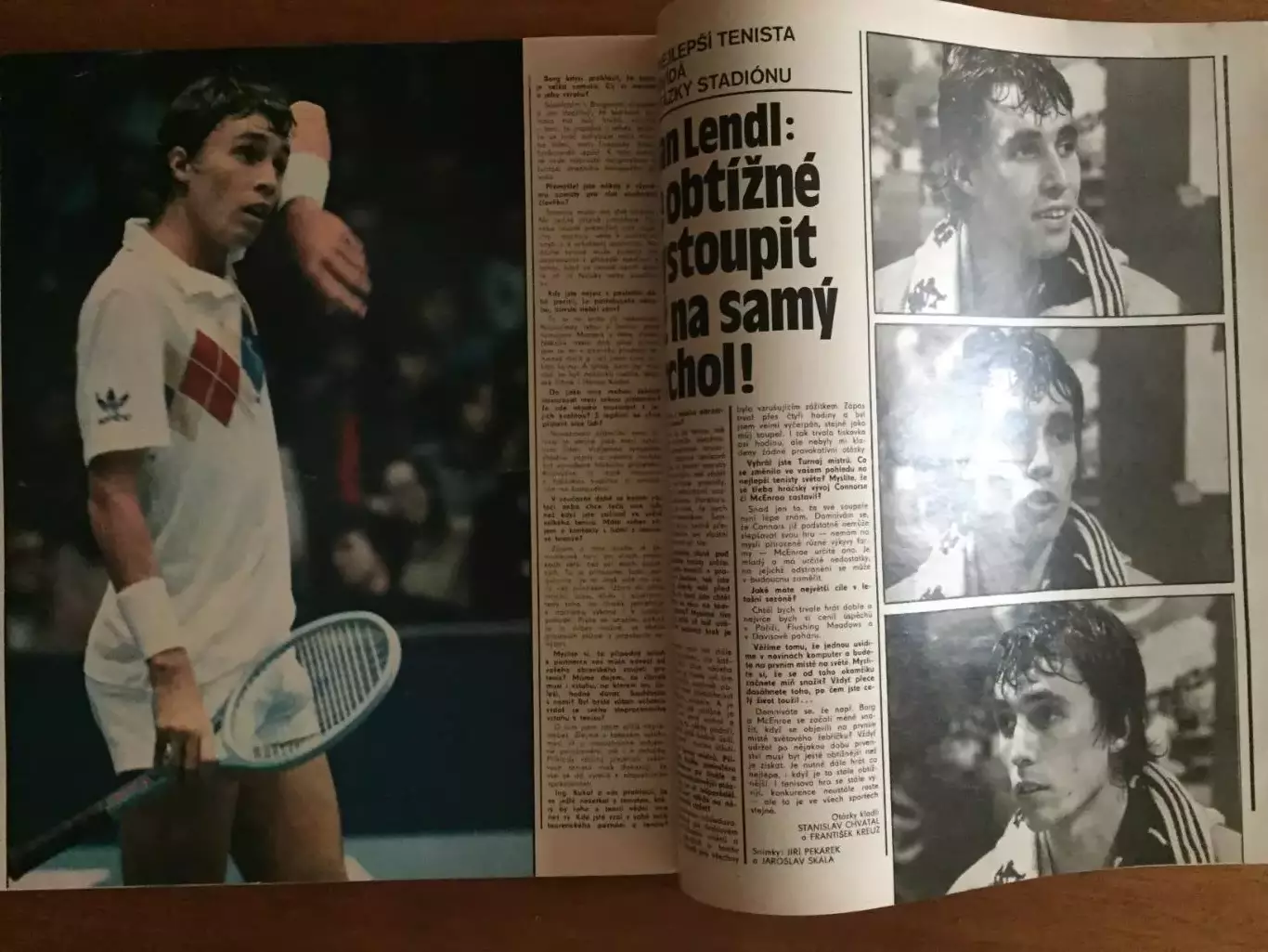 журнал Стадион № 16 1982 неполный,статья Шалимов Спартак, И.Лендл теннис 2