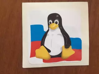 Наклейка Пингвин ЦСКА