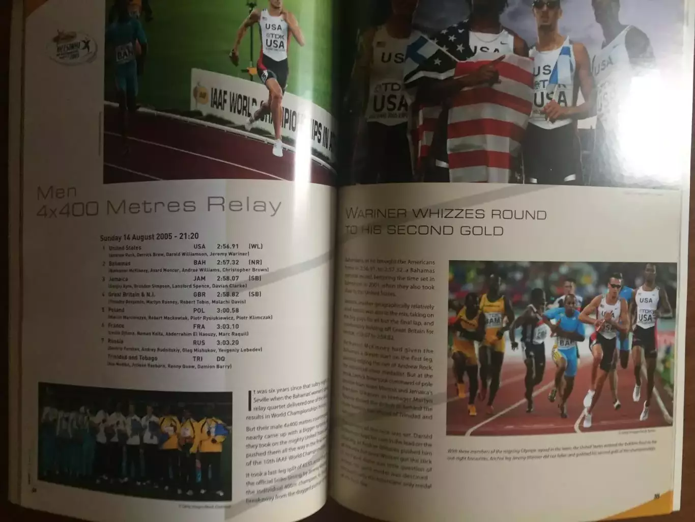 Легкая атлетика ИААФ 2005 ЧМ Хельсинки 3