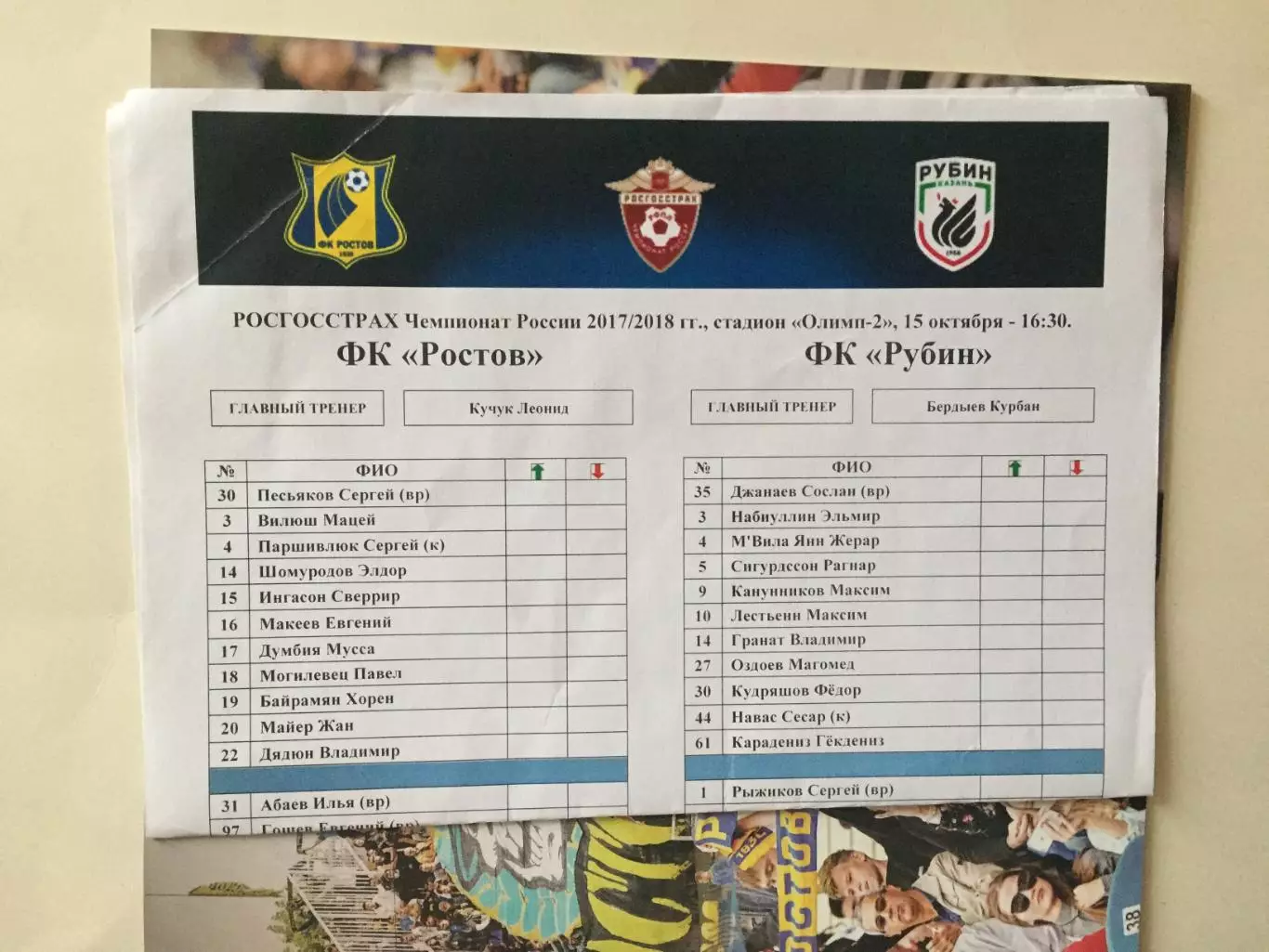 Ростов - Рубин 2017 1
