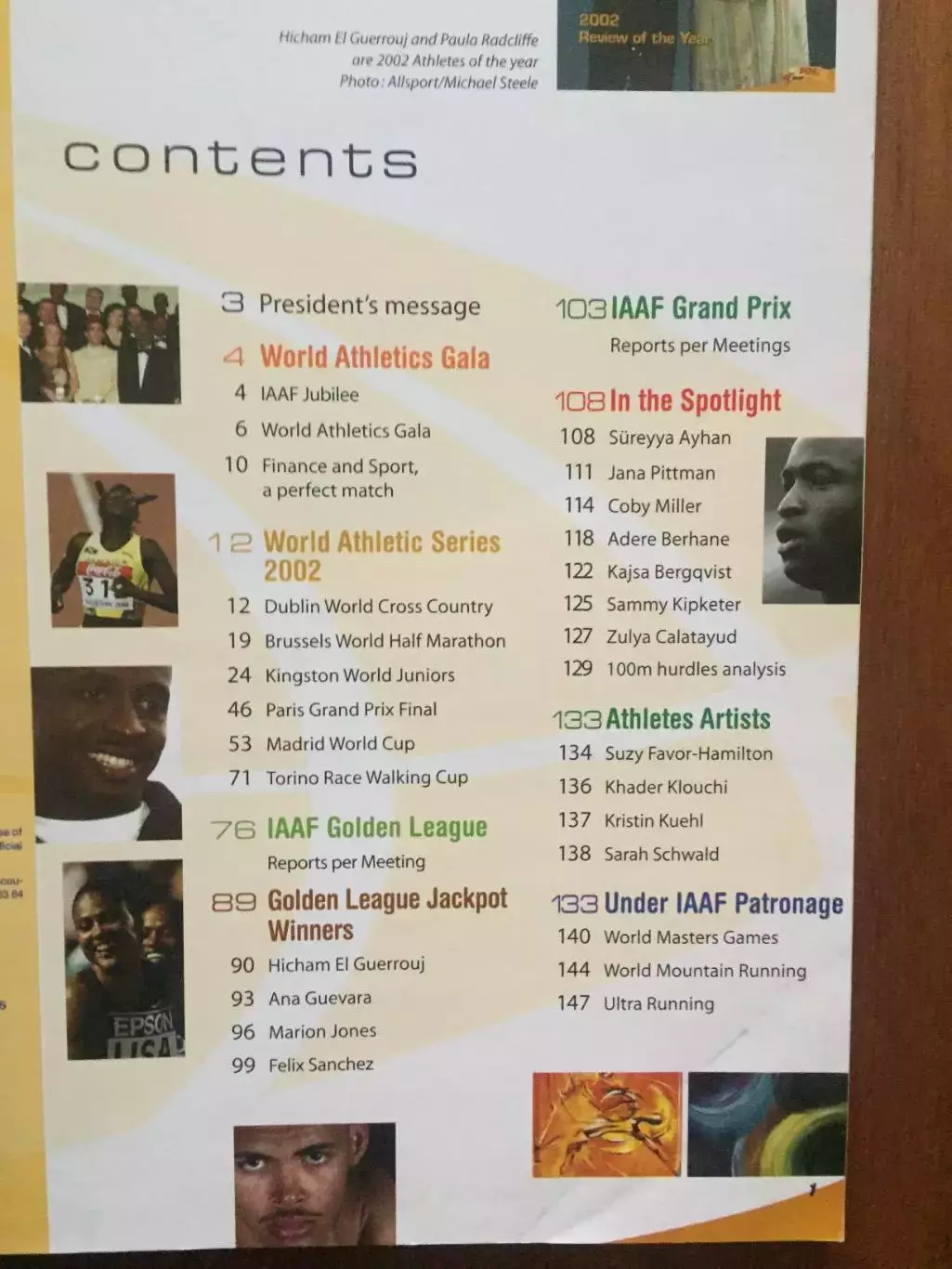 Легкая атлетика журнал ИААФ 2002 1