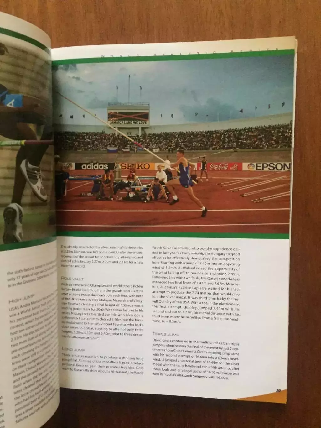 Легкая атлетика журнал ИААФ 2002 2