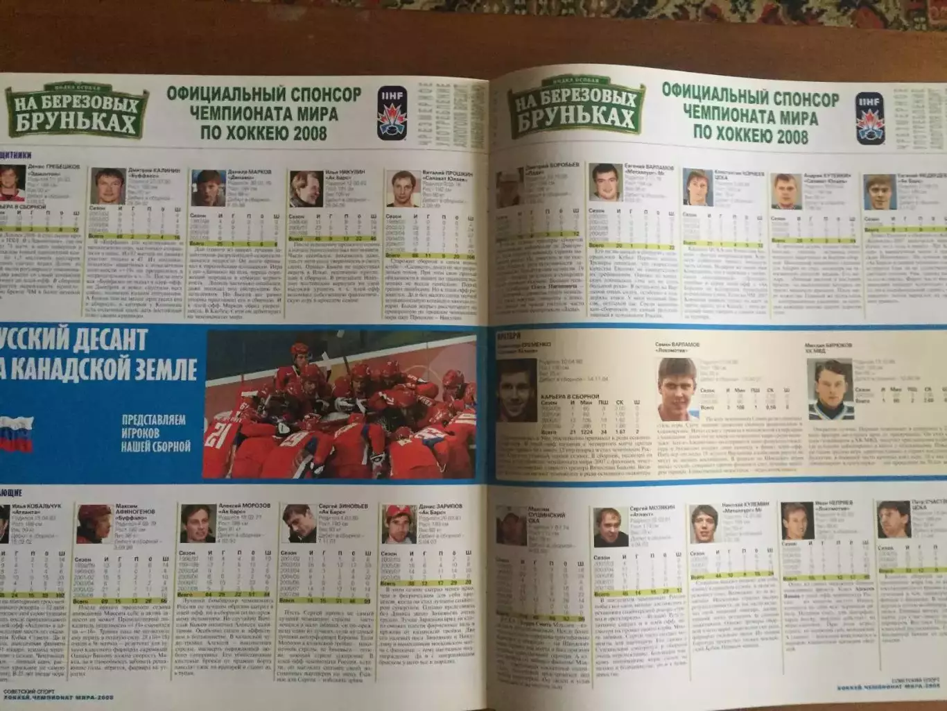 Газета Советский спорт Хоккей ЧМ 2008 спецвыпуск 2