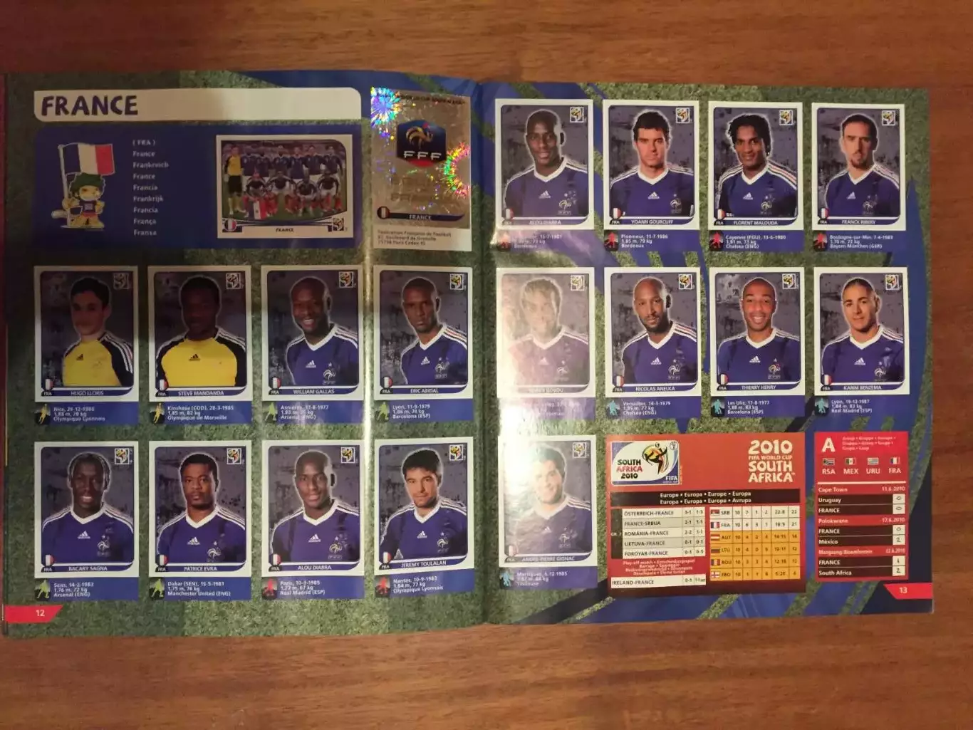 Панини Чемпионат мира 2010 2