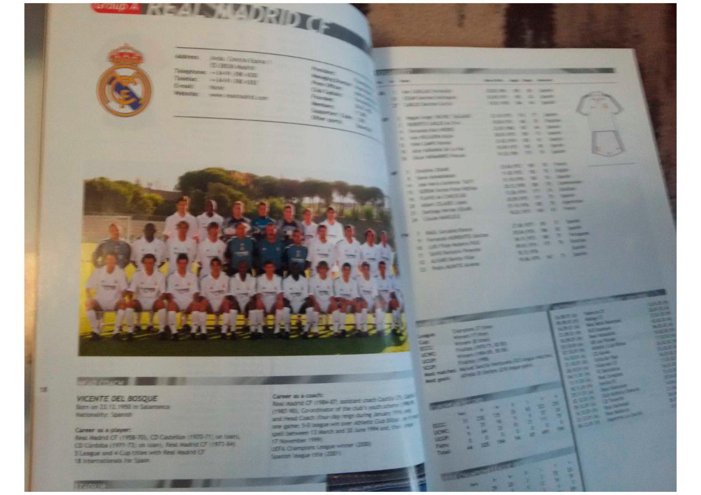 Лига Чемпионов 2001-02, журнал-альбом (guide), групповая стадия 1 (клубы). 2