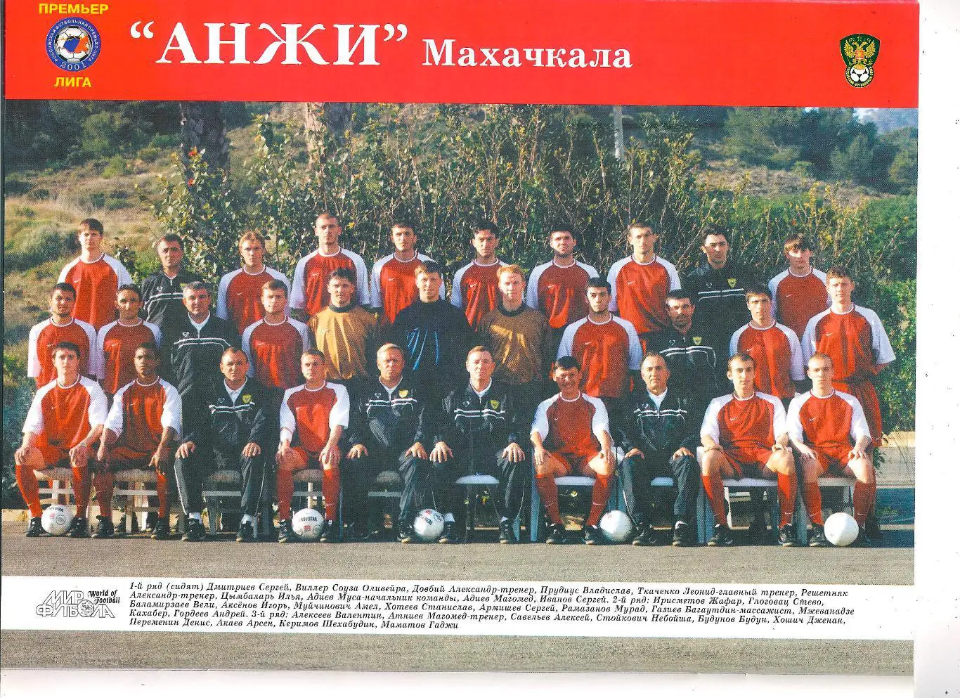 Футбол - ежегодник Мир Футбола 2002 г. 5