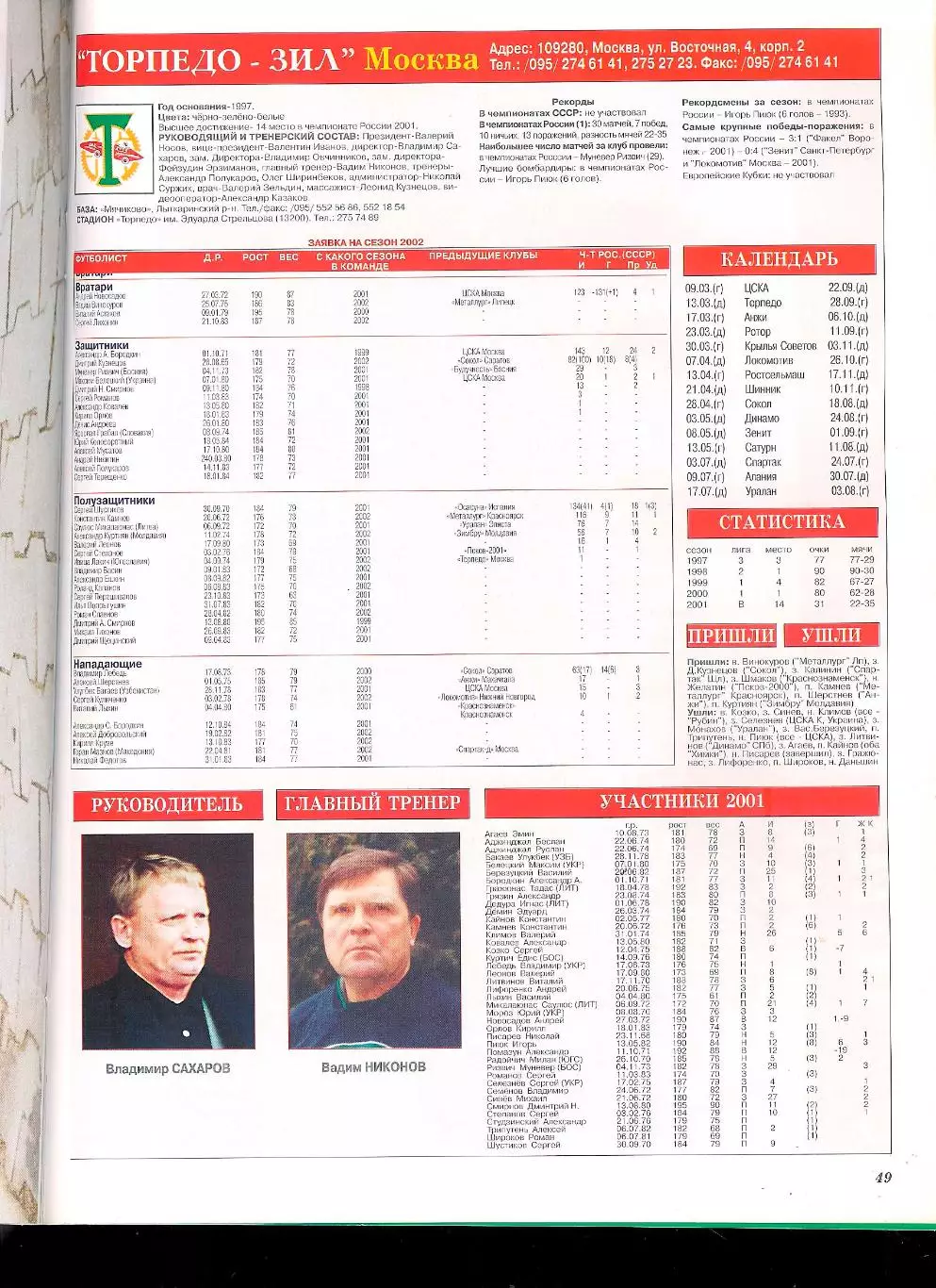 Футбол. Мир Футбола 2002 г Россия). 3