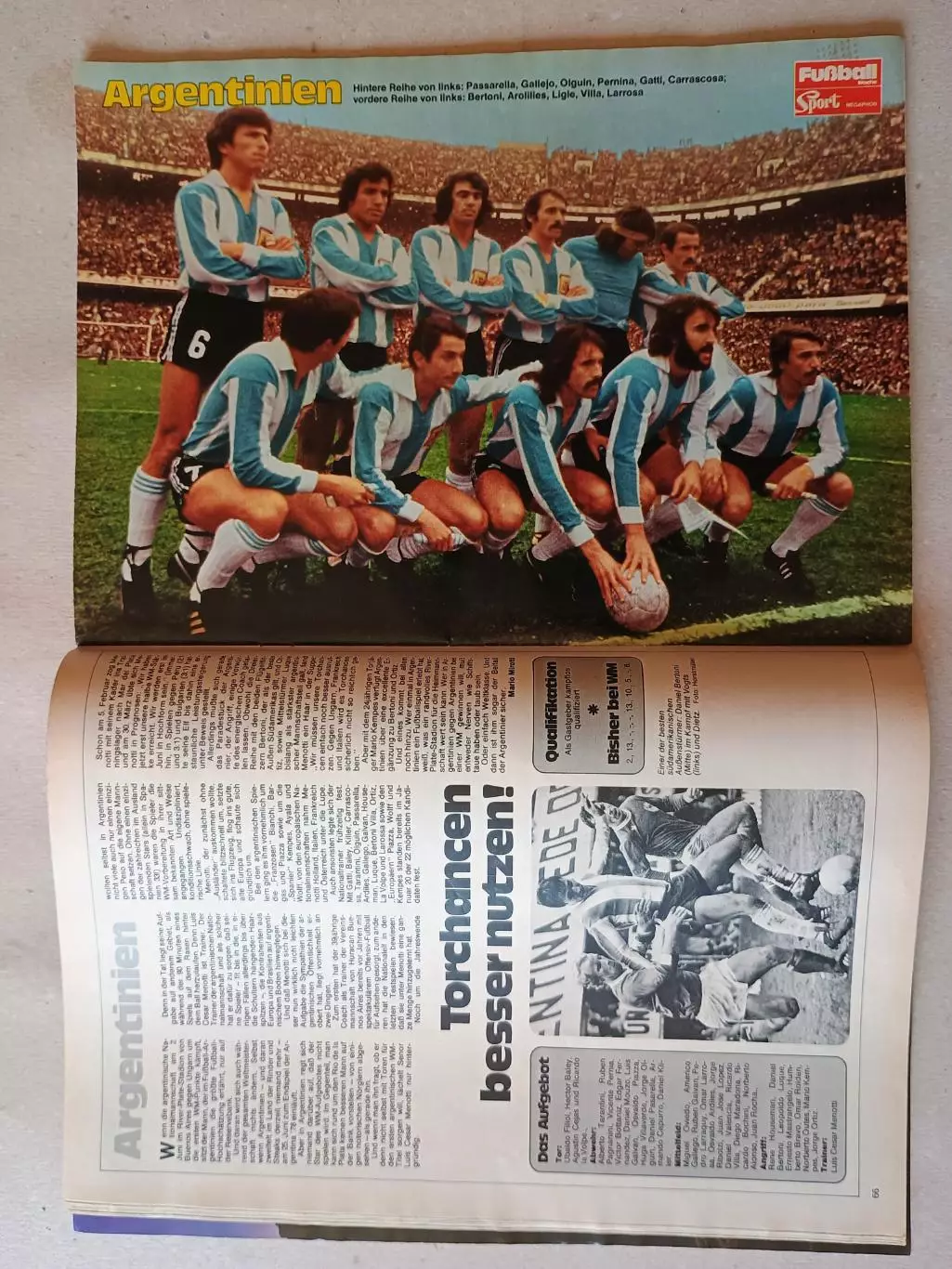 Fussball Wiche WC 1978 3