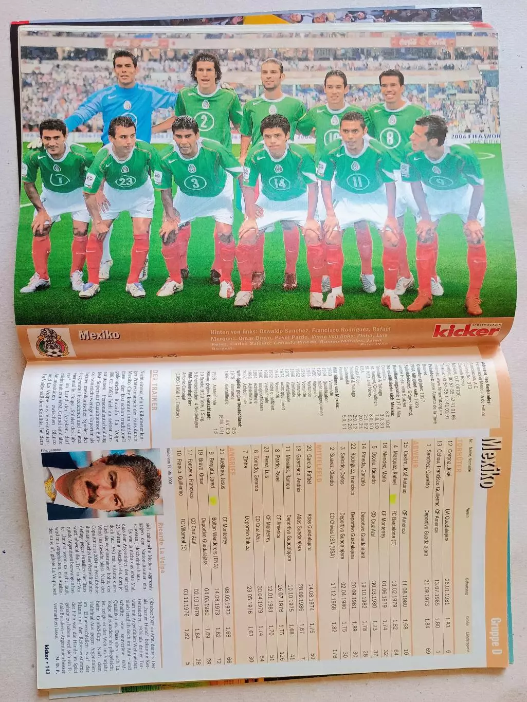 Kicker WC 2006- отсутствует Stecktabelle 1