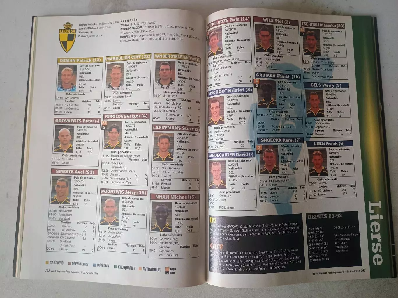 Foot magazine 2001/02 1