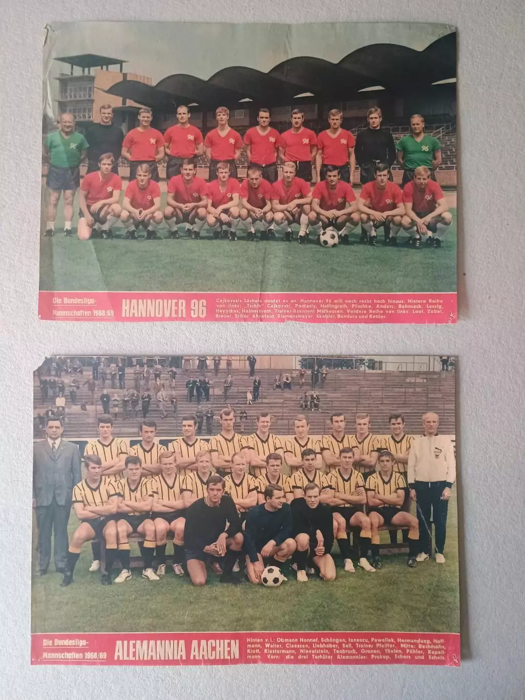 9 плакатов из журнала Kicker за 1969 год. 1