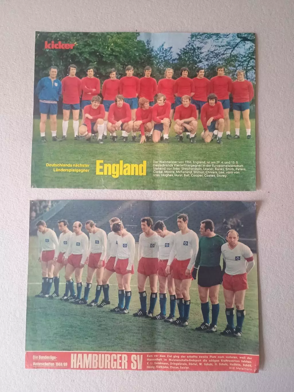 9 плакатов из журнала Kicker за 1969 год. 3