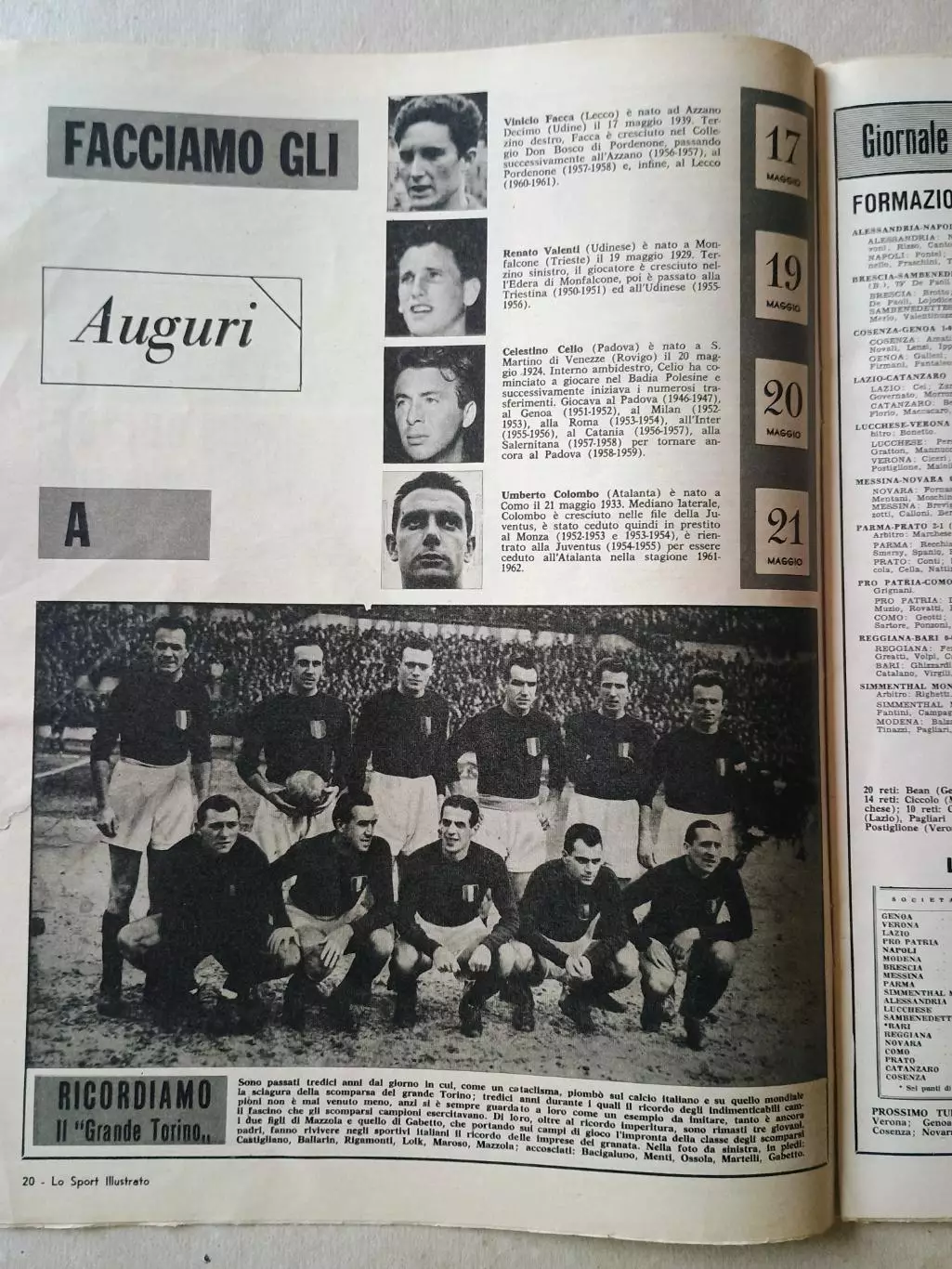 Sport Illustrato 1962/19 1