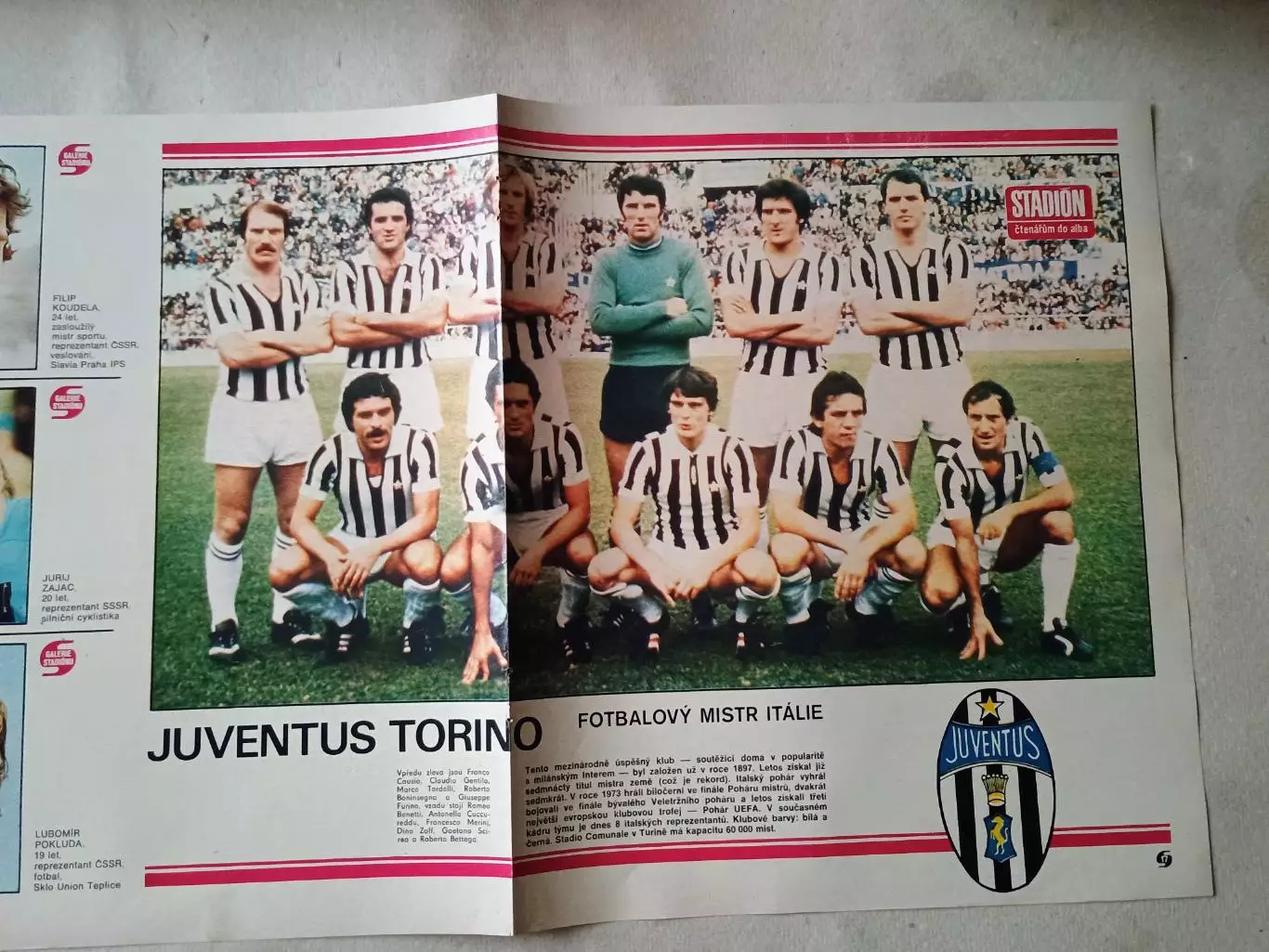 Плакат из журнала Стадион- Juventus 9