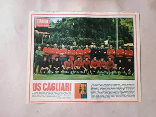 Плакат из журнала Стадион- Cagliari