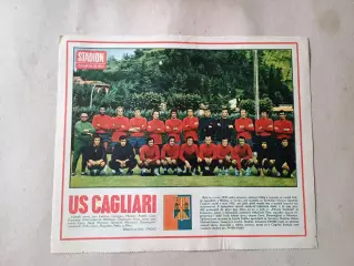 Плакат из журнала Стадион- Cagliari 2