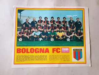 Плакат из журнала Стадион- Bologna
