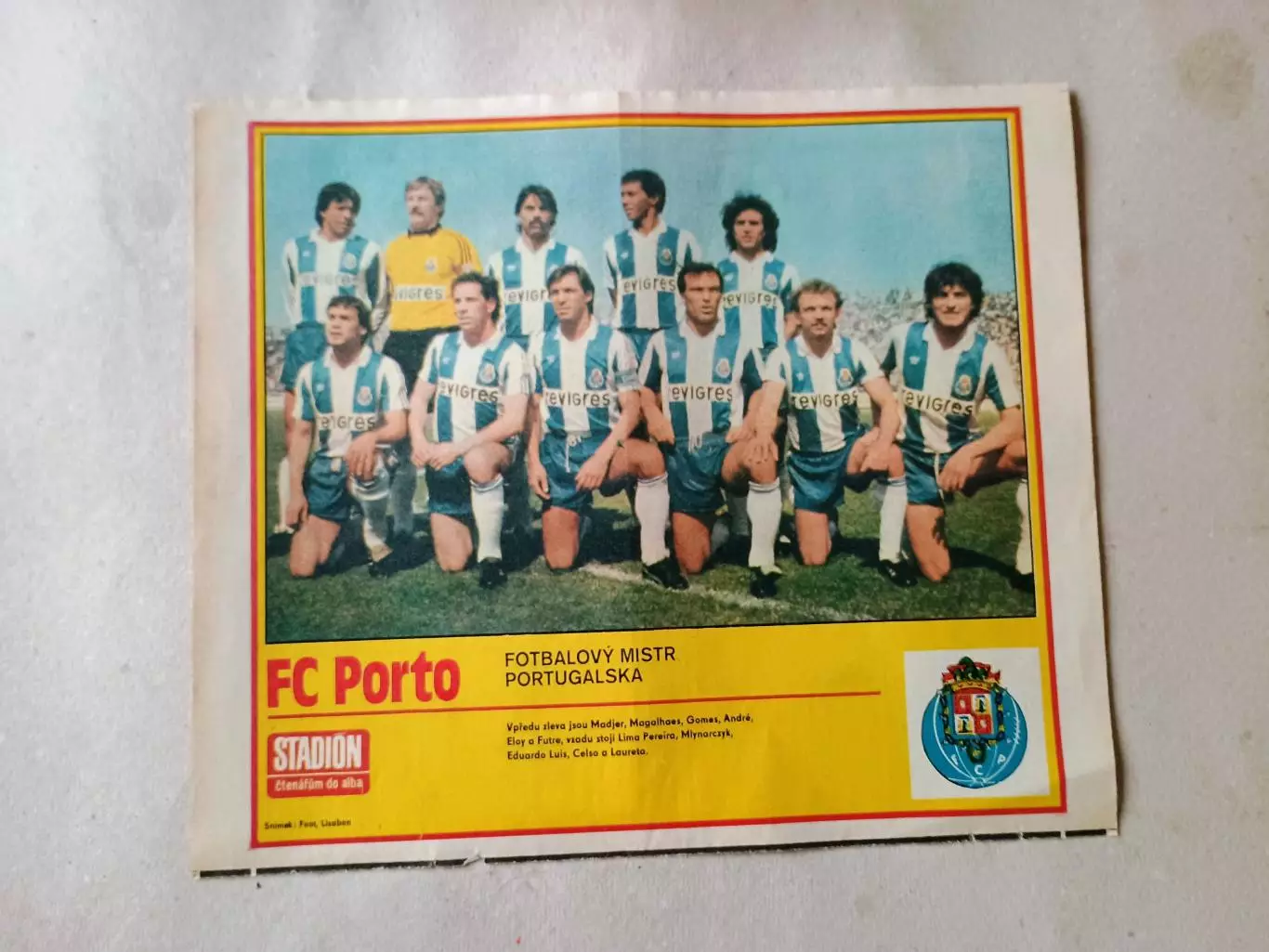 Плакат из журнала Стадион- Porto 2