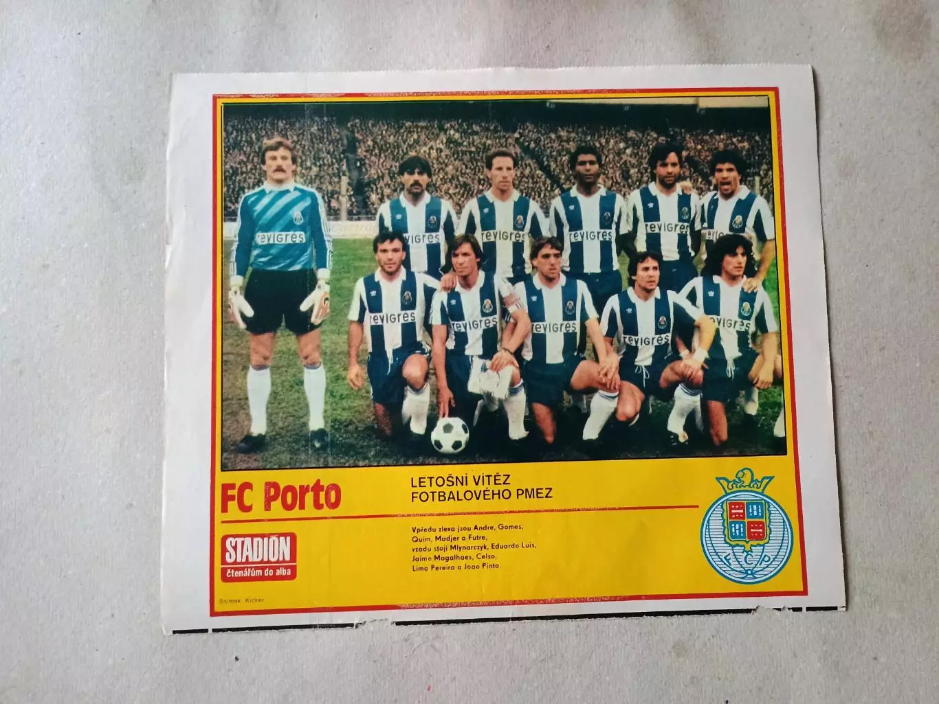 Плакат из журнала Стадион- Porto 3