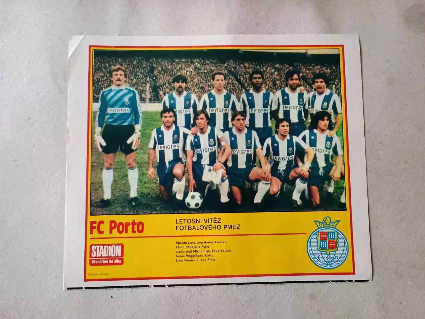 Плакат из журнала Стадион- Porto 4