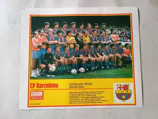 Плакат из журнала Стадион- Barcelona 6